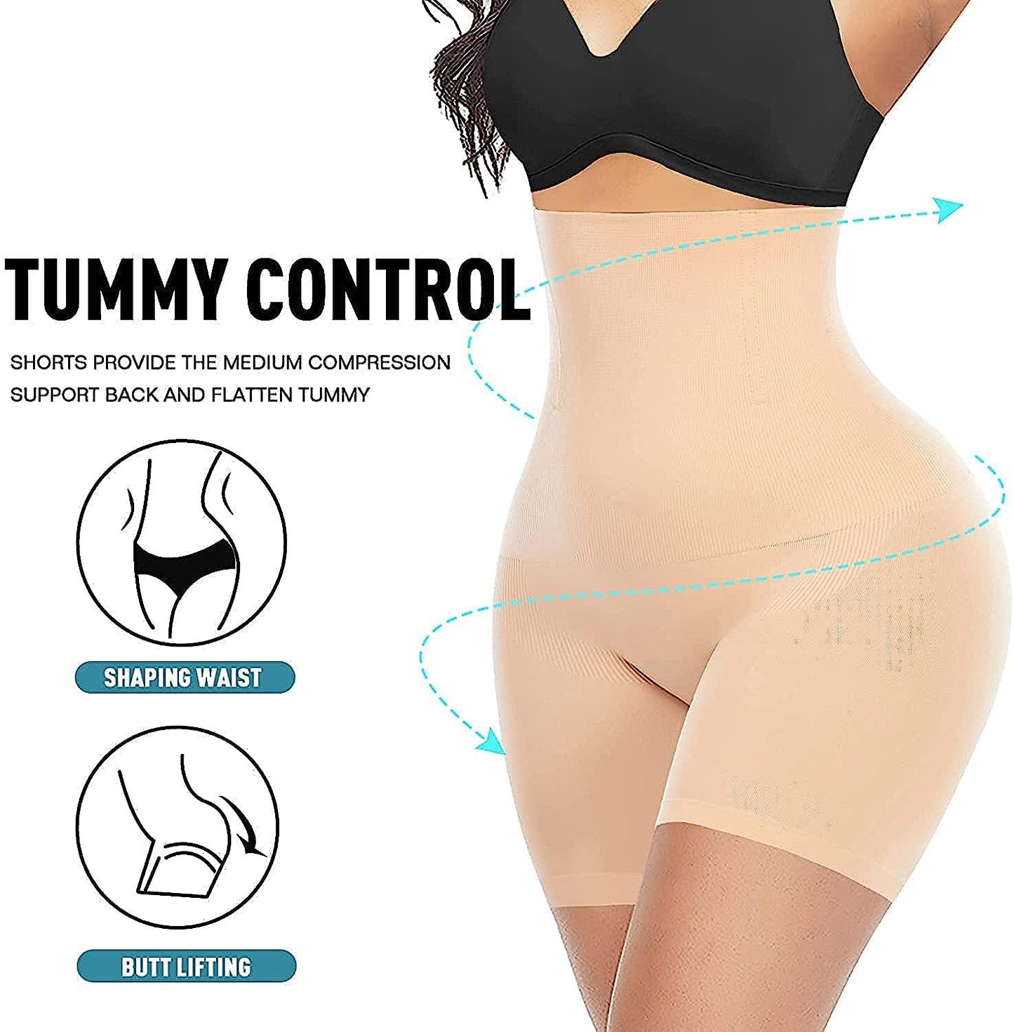 Curvee 4-in-1 Quick Slim Tummy Shaper Assorted Color